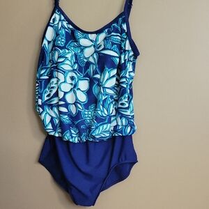3/$20 Sale - Floral Ladies 1pc Swimwear Sz 16